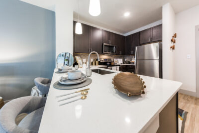 Amara at the Rim Model Kitchen