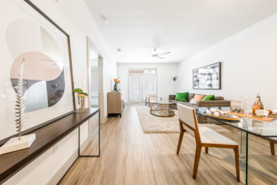 Amara at the Rim Model Living Room